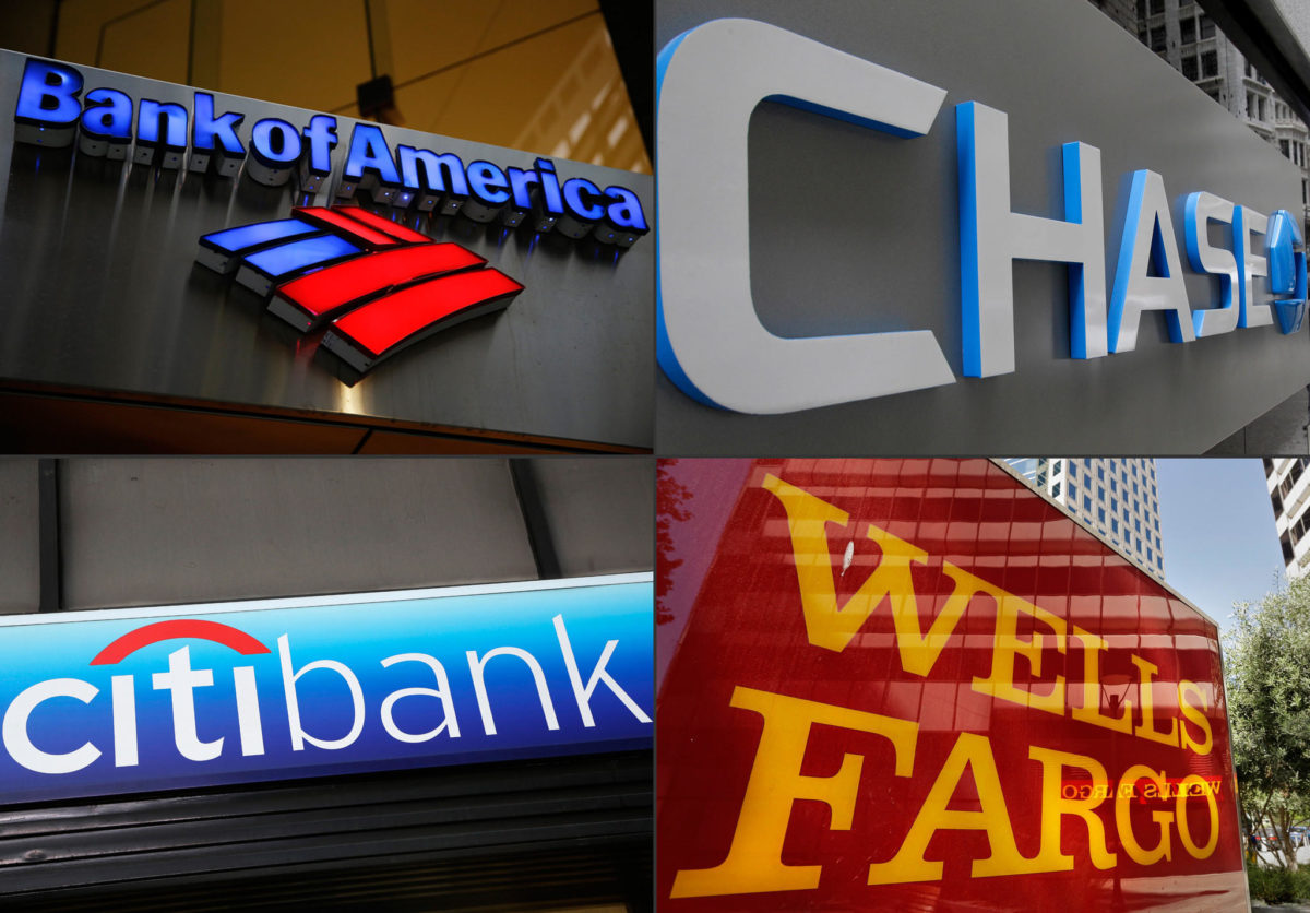 Four Top US banks logo