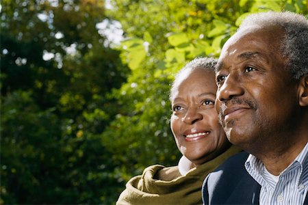 Retirement black couple